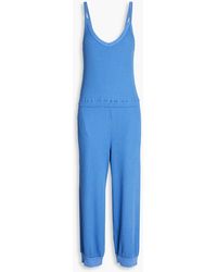 Stateside - Waffle-knit Stretch-supima Cotton And Micro Modal-blend Jumpsuit - Lyst