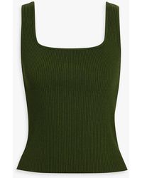 Vince - Ribbed-knit Tank - Lyst