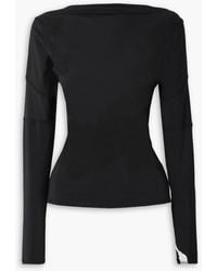 Ioannes - Kylie Open-back Printed Stretch-jersey Top - Lyst