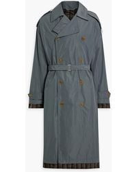 Acne Studios - Double-breasted Shell Trench Coat - Lyst