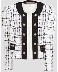 Elie Saab - Embellished Cotton-blend Tweed Jacket - Lyst