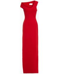 Solace London Mille Stretch-crepe Gown - Red
