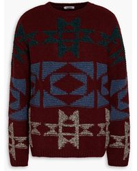 Valentino Garavani - Jacquard-knit Wool-blend Sweater - Lyst