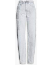 Ksubi Playback hoch sitzende jeans mit geradem bein und verzierung - Weiß