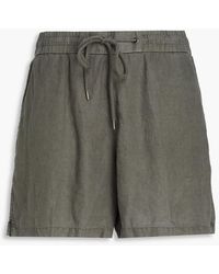 James Perse - Linen Shorts - Lyst