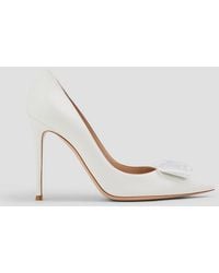 Gianvito Rossi - Jaipur Embellished Leather Pumps - Lyst