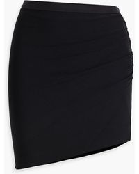 Rick Owens - Jade Ruched Stretch-jersey Mini Skirt - Lyst