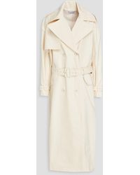 Anna Quan - Belted Cotton-blend Twill Trench Coat - Lyst