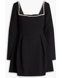 Odd Muse - Bead-embellished Crepe Mini Dress - Lyst