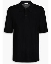 Sandro - Open-knit Polo Shirt - Lyst
