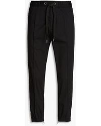 Dolce & Gabbana - Logo-appliqued Cotton-blend Twill Pants - Lyst