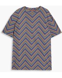 Missoni - T-shirt aus baumwoll-jersey mit print - Lyst