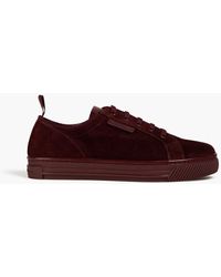 Gianvito Rossi - Suede Sneakers - Lyst