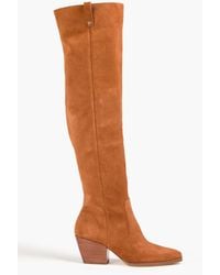 MICHAEL Michael Kors - Harlow Suede Over-the-knee Boots - Lyst