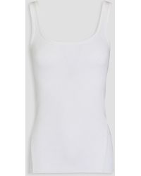 Rag & Bone - The Essentials Ribbed Stretch-Pima Cotton Jersey Tank - Lyst