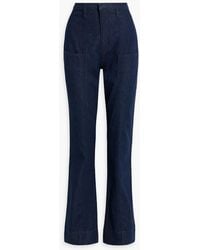 FRAME - High-rise Flared Jeans - Lyst