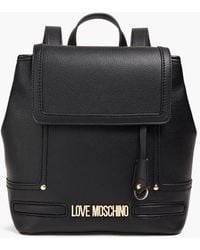 Love Moschino - Faux Pebbled-leather Backpack - Lyst