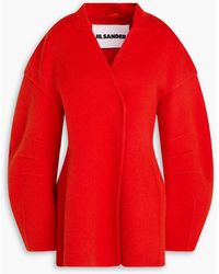 Jil Sander - Alpaca-Blend Felt Coat - Lyst