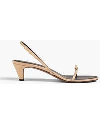Neous - Diwo Patent-Leather Slingback Sandals - Lyst