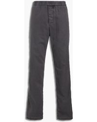 James Perse - Supima Cotton-blend Poplin And Canvas Chinos - Lyst
