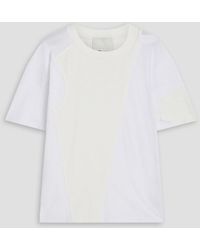 3.1 Phillip Lim - T-shirt aus baumwoll-jersey mit cut-outs - Lyst