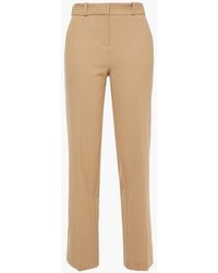 Maje - Stretch-Crepe Straight-Leg Pants - Lyst