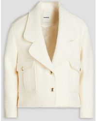 Sandro - Brushed Tweed Blazer - Lyst