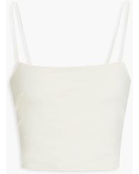 Jacquemus - Pomelo Cropped Stretch-jersey Top - Lyst
