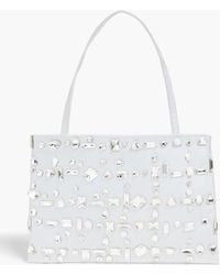 16Arlington - Suki Crystal-embellished Satin Shoulder Bag - Lyst