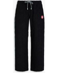 CASABLANCA - Cotton-Blend Terry-Jacquard Straight-Leg Pants - Lyst