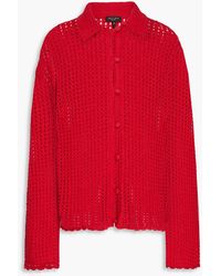Rag & Bone - Khloe Open-Knit Cardigan - Lyst