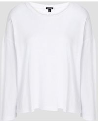 Monrow Cotton And Modal-blend Jersey Top - White