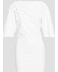 IRO - Palmero Ruched Cotton-jersey Mini Dress - Lyst