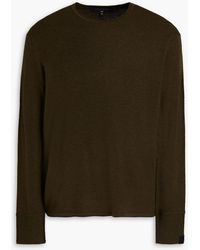 Rag & Bone Wolle Pullover in Grau für Herren Herren Pullover und Strickware Rag & Bone Pullover und Strickware 