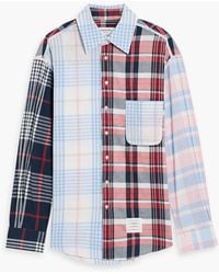 Thom Browne - Checked Cotton Shirt - Lyst