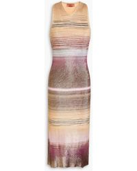Missoni - Space-dyed Knitted Midi Dress - Lyst