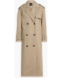 Theory - Cotton-Blend Gabardine Trench Coat - Lyst
