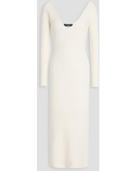 arch4 - Bridgewater Ribbed Cashmere Midi Dress - Lyst