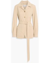 Max Mara - Pulvino Belted Wool-Twill Jacket - Lyst