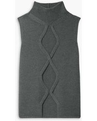 Lafayette 148 New York - Cable-knit Wool Turtleneck Sweater - Lyst
