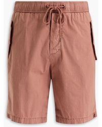 James Perse - Stretch-Cotton Poplin Shorts - Lyst