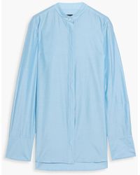 JOSEPH - Bratt Cotton And Silk-blend Shirt - Lyst
