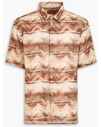 Missoni - Printed Linen Shirt - Lyst