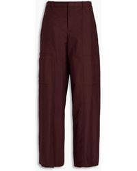 Vince - Cotton And Wool-blend Twill Cargo Pants - Lyst