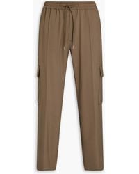 Sandro - Tapered Crepe Cargo Pants - Lyst