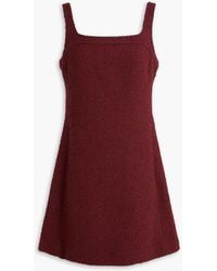 Theory - Cotton-blend Bouclé-tweed Mini Dress - Lyst