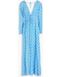 Melissa Odabash - Farrah Printed Voile Kaftan - Lyst