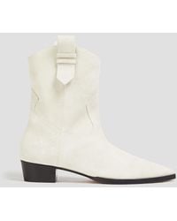 FRAME - Le Dallas Suede Ankle Boots - Lyst