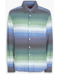 Missoni - Crochet-Knit Cotton Shirt - Lyst