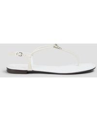 Giuseppe Zanotti - Muse Crystal-embellished Leather Sandals - Lyst